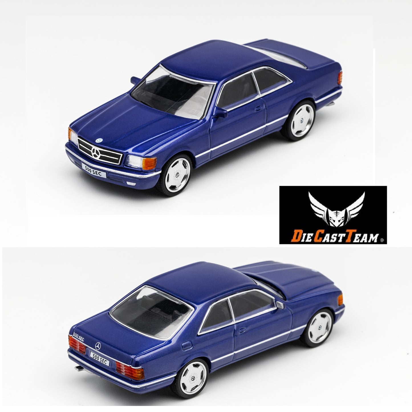 DCT 1/64 Benz 500SEC Blue LHD LL-010-88