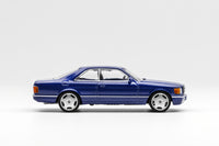 PREORDER DCT 1/64 Benz 500SEC Blue LHD LL-010-88 (Approx. Release Date: MARCH 2024 and subject to the manufacturer's final decision)