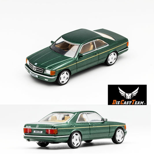 DCT 1/64 Benz 500SEC Green LHD LL-010-87