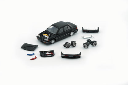 BM Creations 1/64 Honda Civic EF2 1991 BLACK LHD 64B0405