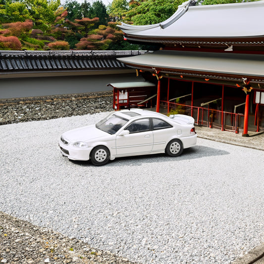 PARA64 1/64 1999 Honda Civic Si – Taffeta White EX  LHD PA-55624