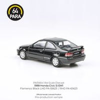 PARA64 1/64 1999 Honda Civic Si – Flamenco Black LHD PA-55623