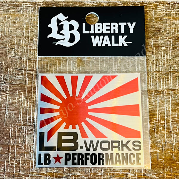 LIBERTY WALK JAPAN LB-WORKS Red Rising Sun Sticker ST9-RS