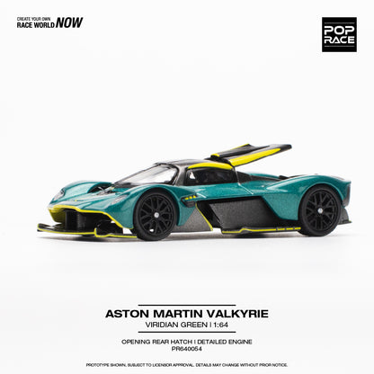 POPRACE 1/64 Aston Martin Valkyrie - Viridian Green PR640054