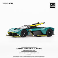 PREORDER POPRACE 1/64 Aston Martin Valkyrie - Viridian Green PR640054 (Approx. Release Date: Q1 2024 and subject to the manufacturer's final decision)