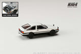 PREORDER HOBBY JAPAN 1/64 Toyota SPRINTER TRUENO GT APEX (AE86) JDM Style White/Black HJ641052AWB (Approx. Release Date : Q2 2024 subjects to the manufacturer's final decision)