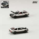 PREORDER HOBBY JAPAN 1/64 Toyota SPRINTER TRUENO GT APEX (AE86) JDM Style with CARBON BONNET White/Black HJ641052BWB (Approx. Release Date : Q2 2024 subjects to the manufacturer's final decision)