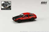 PREORDER HOBBY JAPAN 1/64 Toyota SPRINTER TRUENO GT APEX (AE86) JDM Style with CARBON BONNET Red/Black HJ641052BRB (Approx. Release Date : Q2 2024 subjects to the manufacturer's final decision)