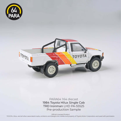 PARA64 1/64 1984 Toyota Hilux Single Cab – TRD Ironman LHD PA-55525