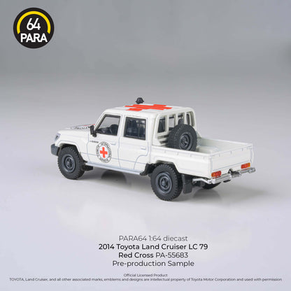 PARA64 1/64 2014 Toyota Land Cruiser Double Cab Pickup LC79 LHD PA-55683