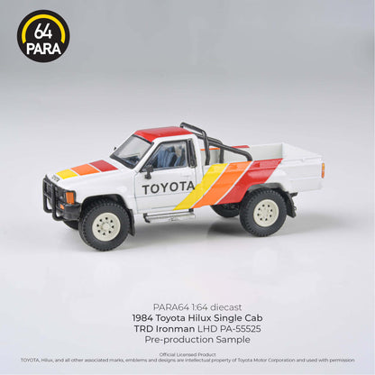 PARA64 1/64 1984 Toyota Hilux Single Cab – TRD Ironman LHD PA-55525