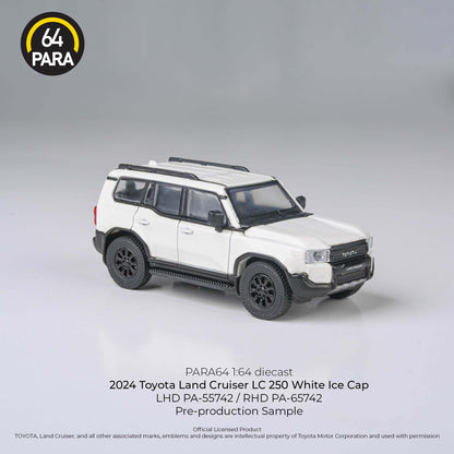 PARA64 1/64 2024 Land Cruiser 250 White LHD PA-55742