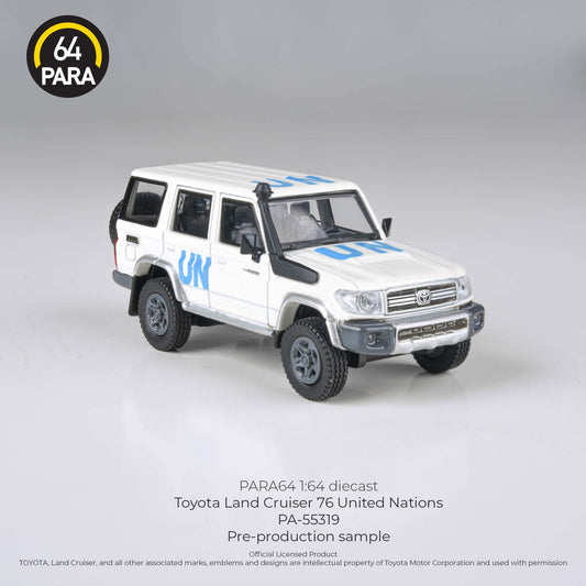 PARA64 1/64 2014 Toyota Land Cruiser LC76 United Nations LHD PA-55319