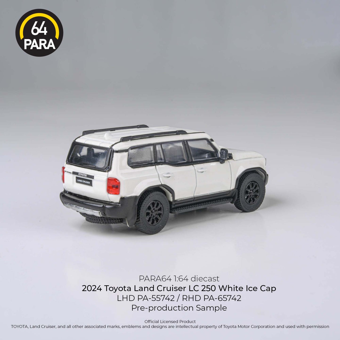 PARA64 1/64 2024 Land Cruiser 250 White LHD PA-55742