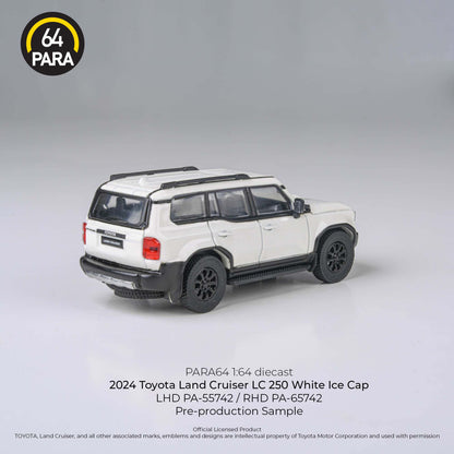 PARA64 1/64 2024 Land Cruiser 250 White LHD PA-55742
