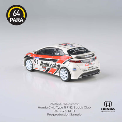 PARA64 1/64 2007 Honda Civic Type R FN2 Buddy Club Livery RHD PA-65399