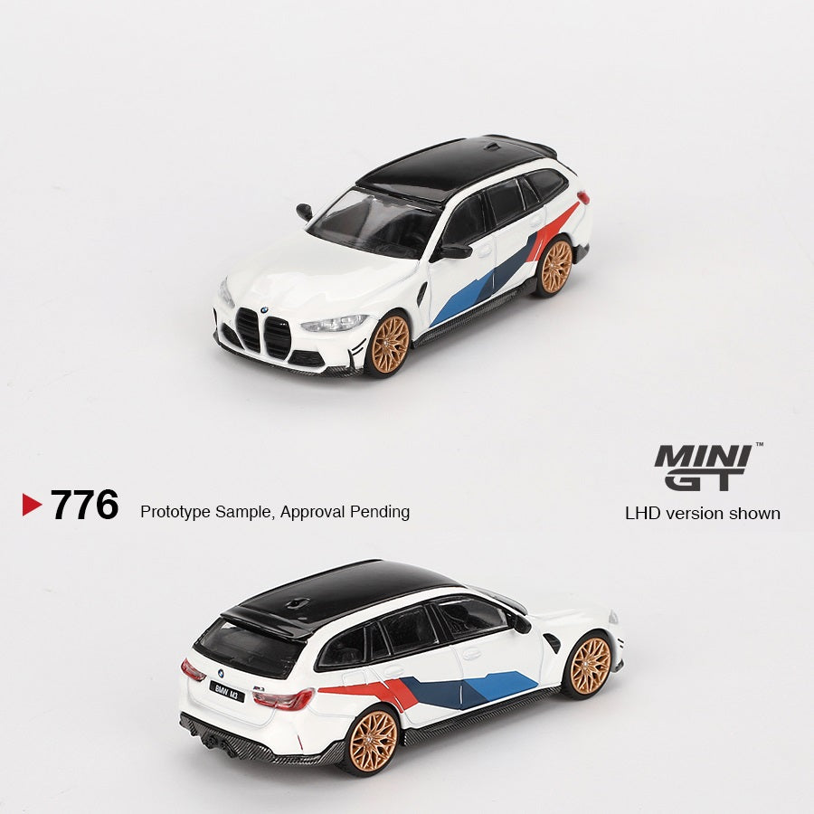 MINI GT 1/64 BMW M3 M Performance Touring Alpine White LHD MGT00776-L