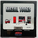 AMERICAN DIORAMA 1/64 Figure Set - Metal Tools Set (C) AD-2419
