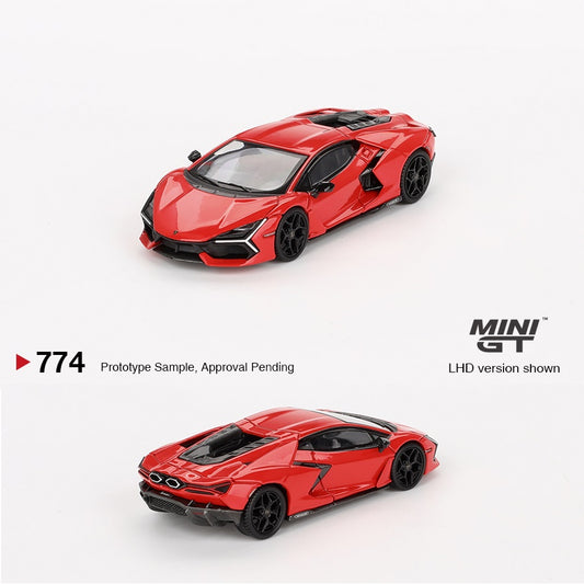 MINI GT 1/64 Lamborghini Revuelto  Arancio Dac Lucido LHD MGT00774-MJ