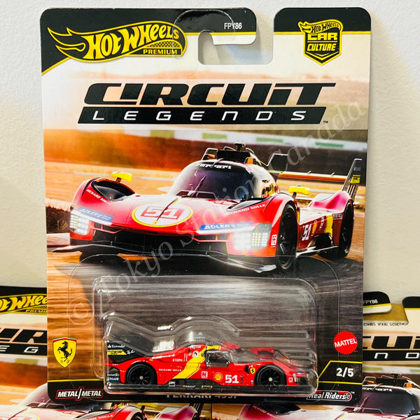 HOTWHEELS PREMIUM CAR CULTURE CIRCUIT LEGNEDS FERRARI 499P JBK49