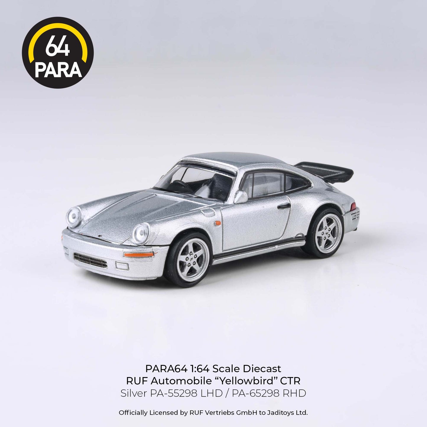 PARA64 1/64 1987 RUF CTR Yellowbird Silver LHD PA-55298