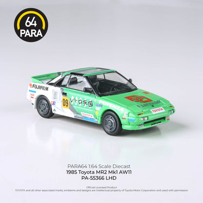 PARA64 1/64 1985 Toyota MR2 MK1 AW11 Fujifilm PA-55366