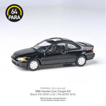 PREORDER PARA64 1/64 1995 Honda Civic Coupe EJ1 - BLACK LHD PA-55761 (Approx. Release Date : SEPTEMBER 2024 subject to manufacturer's final decision)