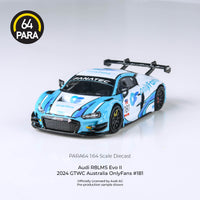 PREORDER PARA64 1/64 Audi R8LMS Evo II 2024 GTWC Australia OnlyFans #181 PA-55260 (Approx. Release Date : SEPTEMBER 2024 subject to manufacturer's final decision)