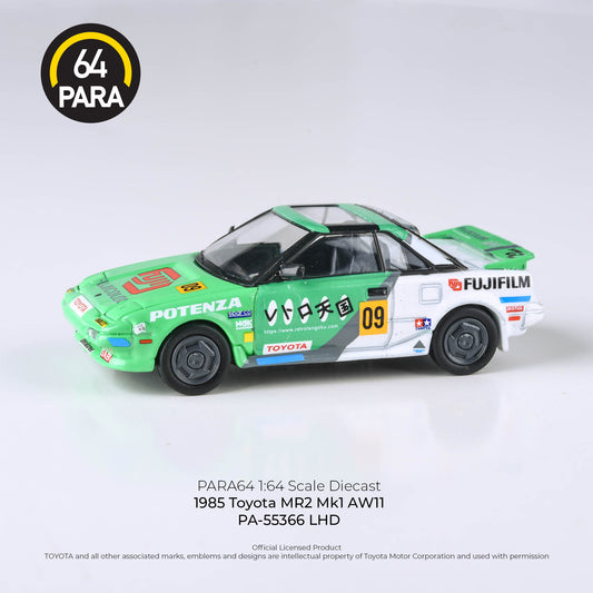 PARA64 1/64 1985 Toyota MR2 MK1 AW11 Fujifilm PA-55366
