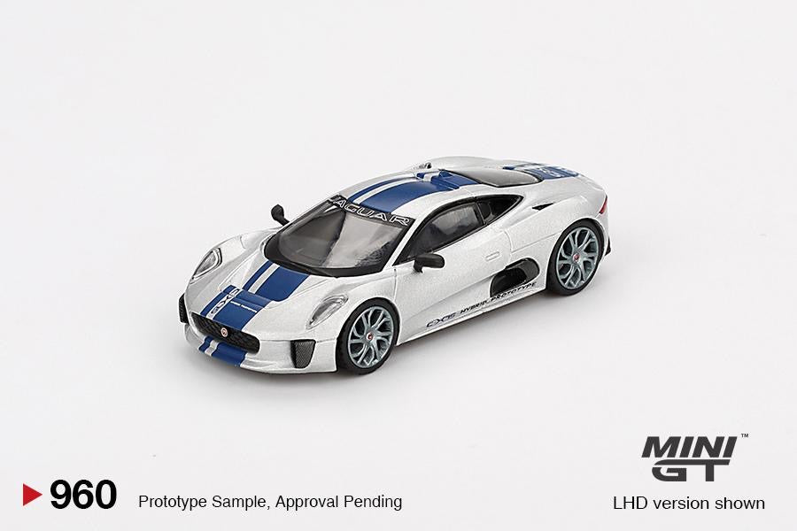 MINI GT 1/64 Jaguar C-X75 Silver MGT00960-BL