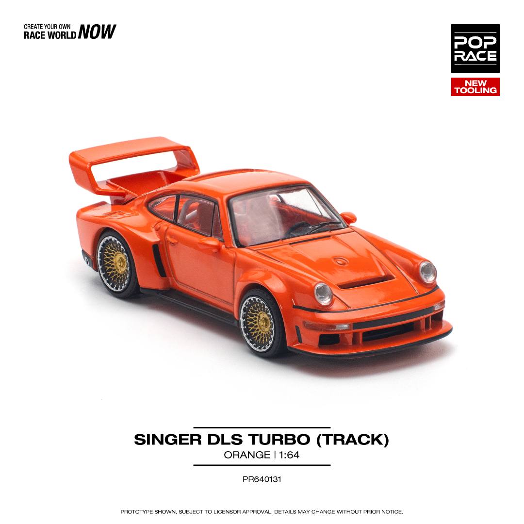 POPRACE 1/64 SINGER DLS TURBO (TRACK) ORANGE PR640131