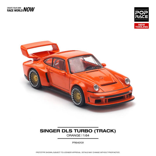 POPRACE 1/64 SINGER DLS TURBO (TRACK) ORANGE PR640131