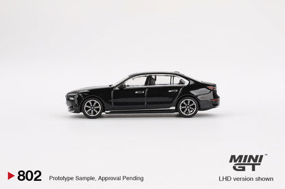 MINI GT 1/64 BMW i7 eDrive50 Black Sapphire MGT00802-L