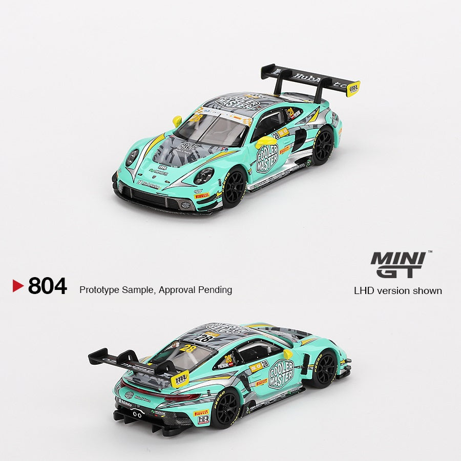 MINI GT 1/64 Porsche 911 GT3 R #28 HubAuto Racing  2023 FIA GT World Cup 70th Macau Grand Prix  MGT00804-L