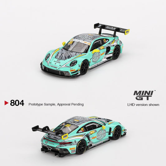 MINI GT 1/64 Porsche 911 GT3 R #28 HubAuto Racing  2023 FIA GT World Cup 70th Macau Grand Prix  MGT00804-L
