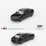 PREORDER MINI GT 1/64 BMW i7 eDrive50 Black Sapphire MGT00802-L (Approx. Release Date : Q4 2024 subject to manufacturer's final decision)