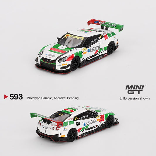 MINI GT 1/64 Nissan GT-R NISMO GT3 #23 KCMG 2018 FIA GT World Cup Macau MGT00593-L