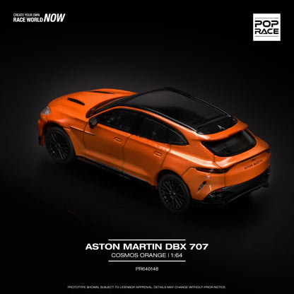 POPRACE 1/64 ASTON MARTIN DBX 707 - COSMOS ORANGE PR640148