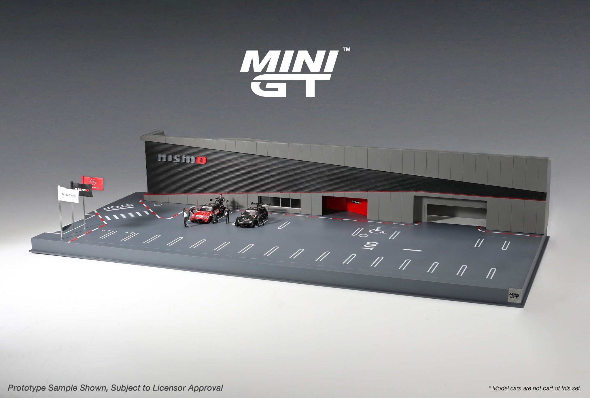 MINI GT 1/64 Diorama NISSAN MOTORSPORTS & CUSTOMIZING CO.,LTD