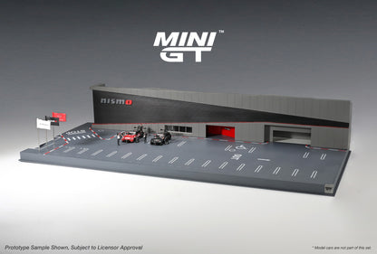 MINI GT 1/64 Diorama NISSAN MOTORSPORTS & CUSTOMIZING CO.,LTD. NISMO OPERATION MGTAC34