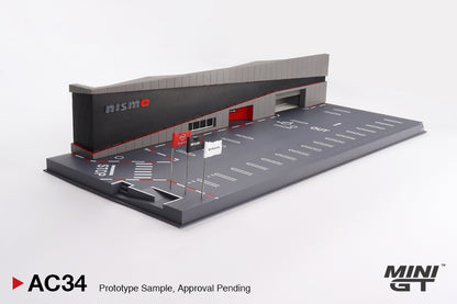 MINI GT 1/64 Diorama NISSAN MOTORSPORTS & CUSTOMIZING CO.,LTD. NISMO OPERATION MGTAC34