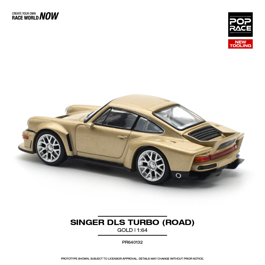POPRACE 1/64 SINGER DLS TURBO (ROAD) GOLD PR640132