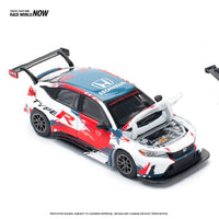 PREORDER POPRACE 1/64 HONDA CIVIC TYPE-R (FL5) TCR PRESENTATION PR640153 (Approx. Release Date: Q4 2024 and subject to the manufacturer's final decision)