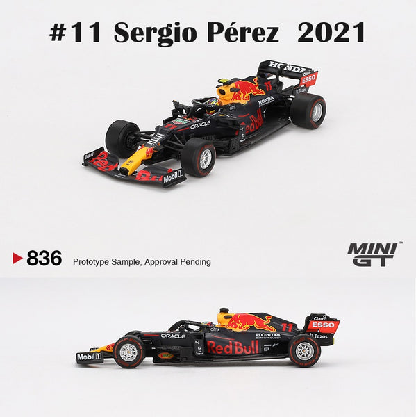 PREORDER MINI GT 1/64 Red Bull RB16B #11 Sergio Pérez  2021 Azerbaijan Grand Prix Winner MGT00836-L (Approx. Release Date : Q4 2024 subject to manufacturer's final decision)