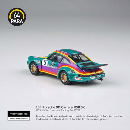 PARA64 1/64 1974 Porsche 911 3.0 RSR 'Vaillant' w/ photo-etched wheels PA-55792