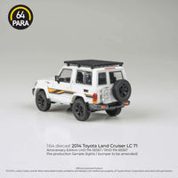 PREORDER PARA64 1/64 2023 Toyota Land Cruiser LC71 White Anniversary Ed PA-55567 (Approx. Release Date : Q4 2024 subject to manufacturer's final decision)