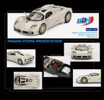 PREORDER BBR 1/64 Pagani Utopia Presentation Grigio Rinascimento BRDIE6430 (Approx. Release Date : Q1 2025 subject to manufacturer's final decision)