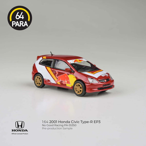 PREORDER PARA64 1/64 2001 Honda Civic Type R EP3 No Good Racing PA-55350 (Approx. Release Date : Q4 2024 subject to manufacturer's final decision)