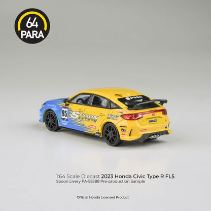 PARA64 1/64 2023 Honda Civic Type R FL5 Spoon Livery PA-55588