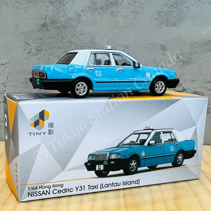 TINY 微影 1/64 Tiny City PTV03 Nissan Cedric Y31 Hong Kong Taxi (Lantau Island) ATC66142